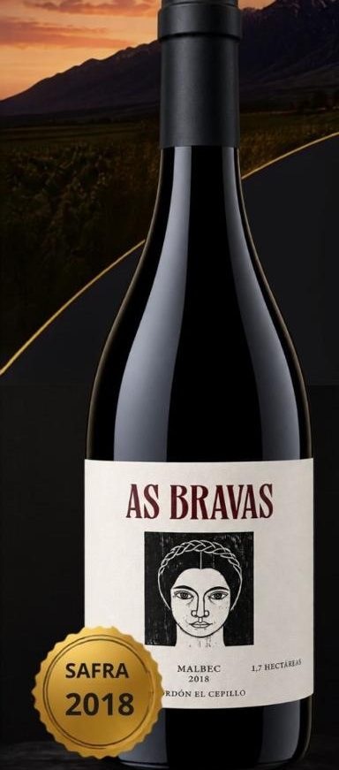 Garrafa As Bravas 2018 — Malbec